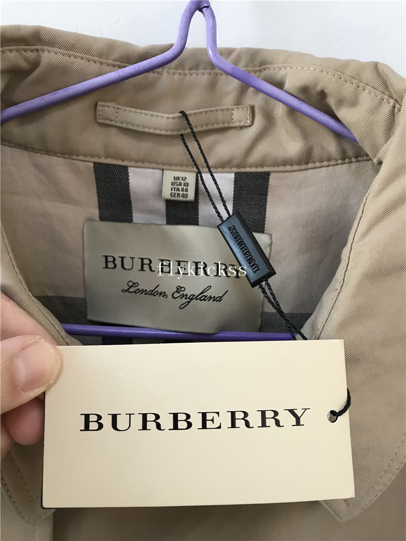 Urberry Windbreaker Coats Beige